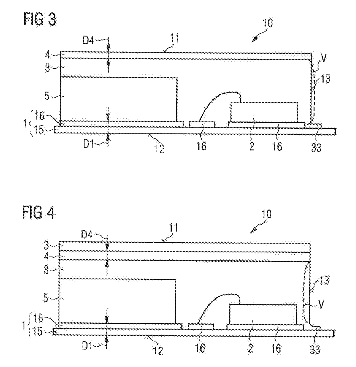 Device Having a Reinforcement Layer and Method for Producing a Device