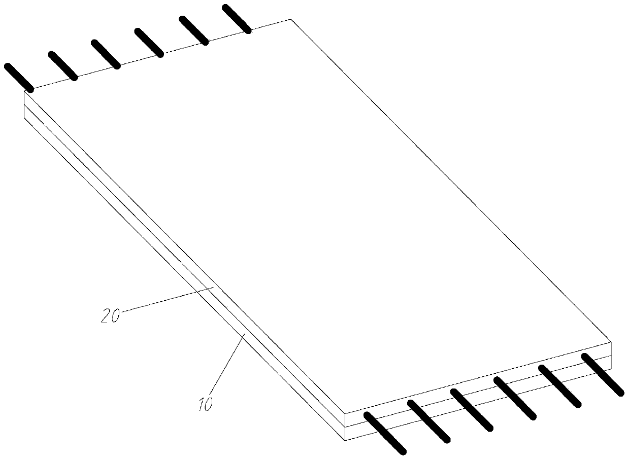 Prestress decoration concrete plank road plate and preparation method thereof