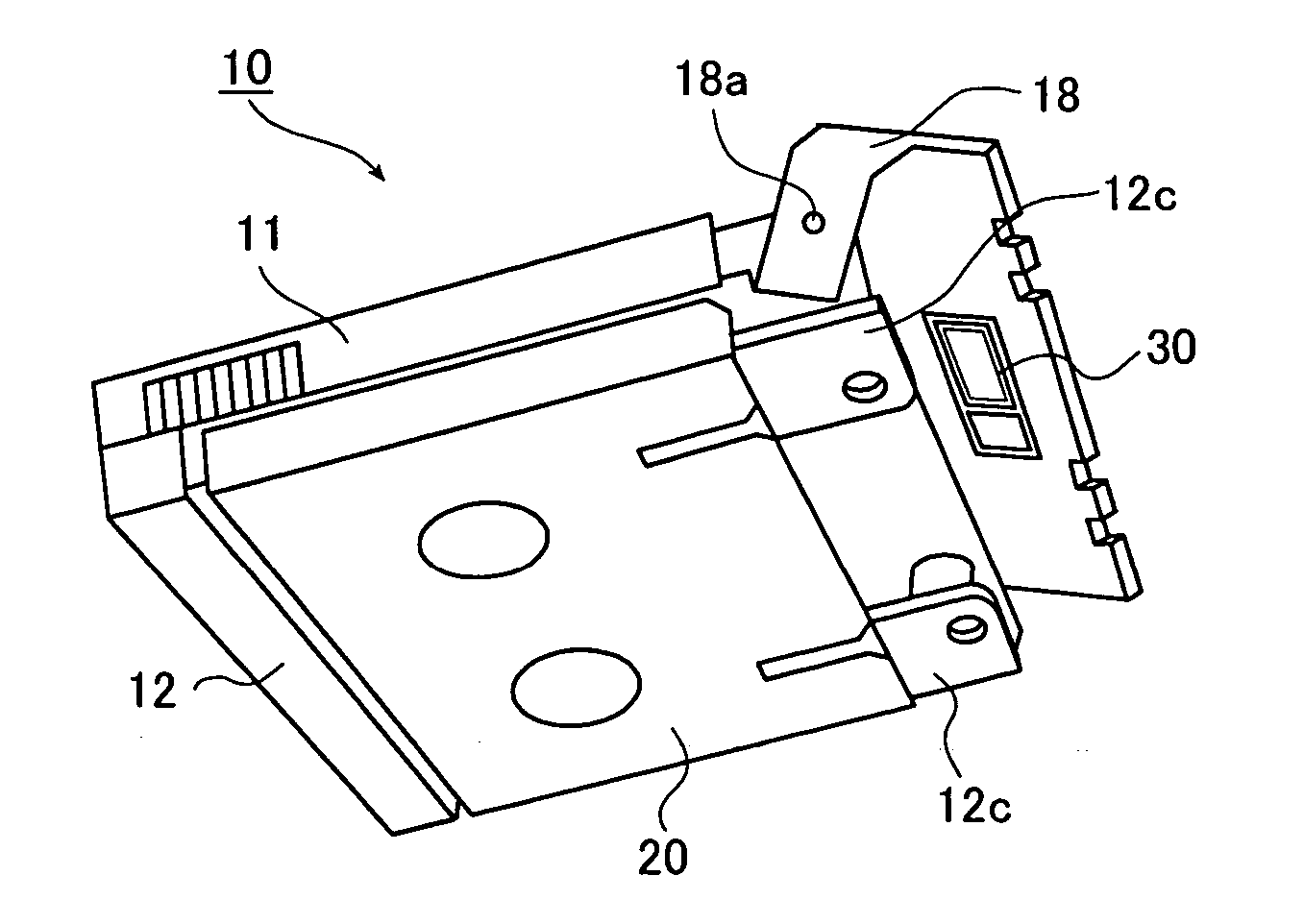 Recording medium cartridge having an accommodation portion for a noncontact-type memory