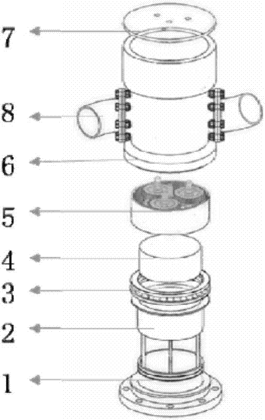 Novel rotary spraying stirrer for preventing oil sludge deposition of crude oil storage tank
