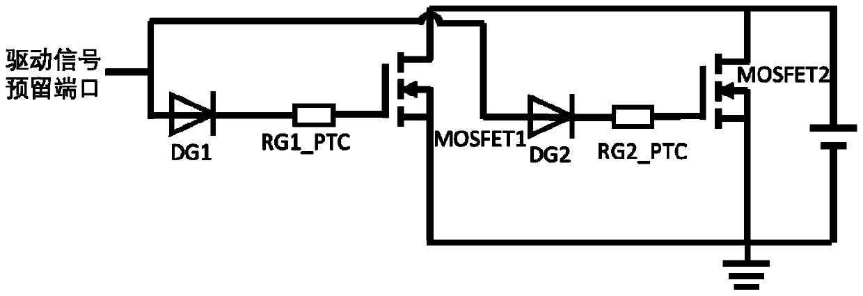 Driving circuit of plurality of MOSFET switching tubes connected in parallel