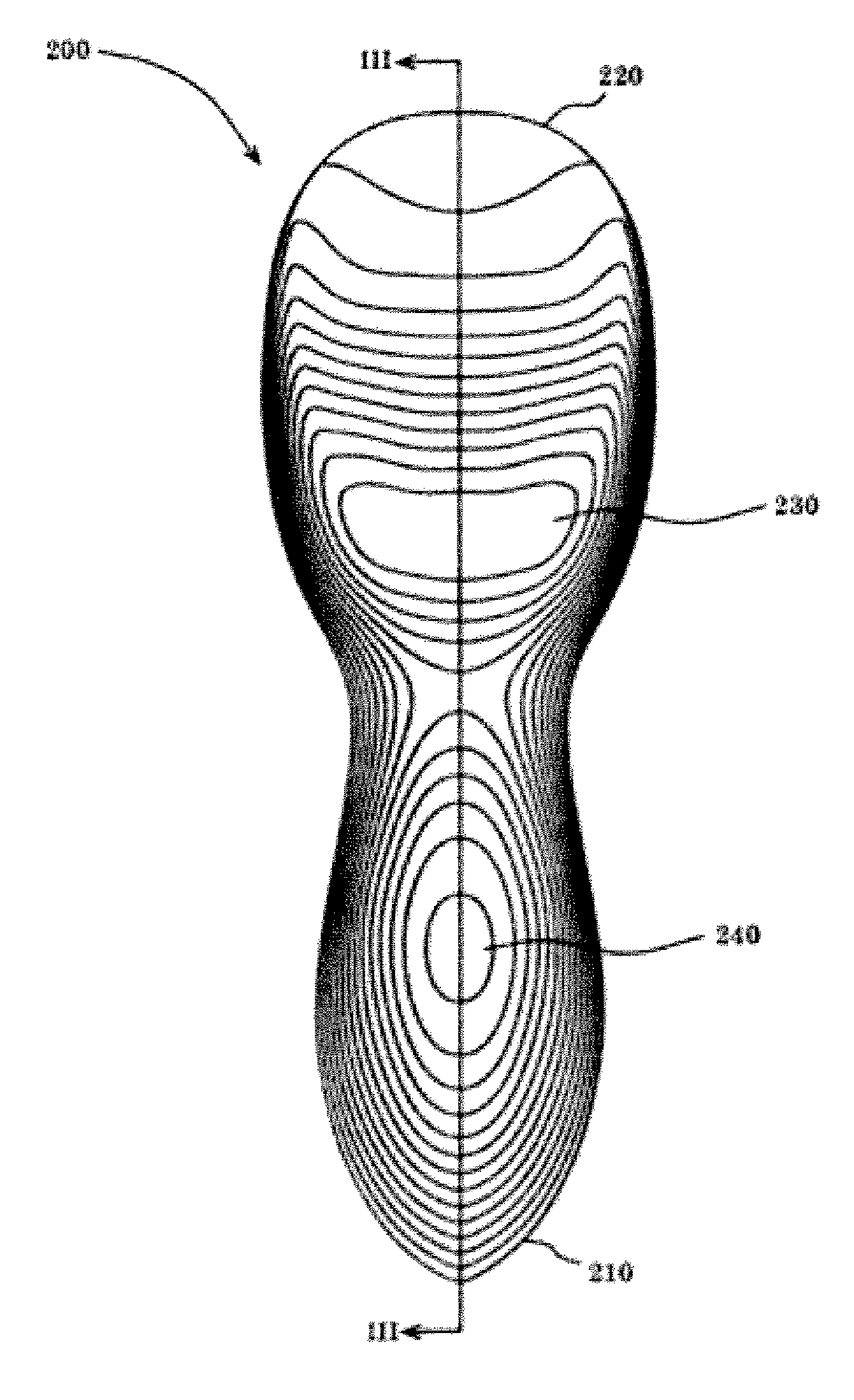 Device for high-heeled shoes and method of constructing a high-heeled shoe