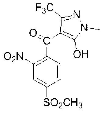 Benzoyl parazole compound as well as synthesis method thereof and application of same as herbicide