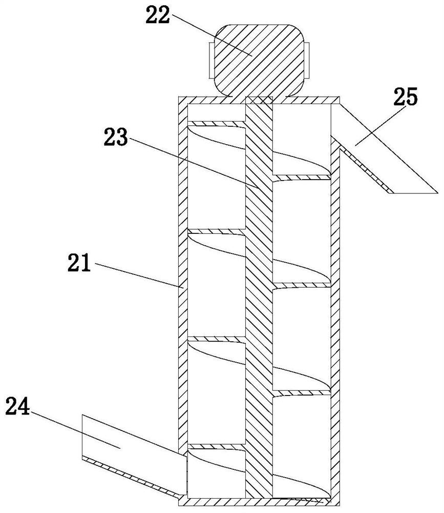 Device for treating leftover material of rubber product