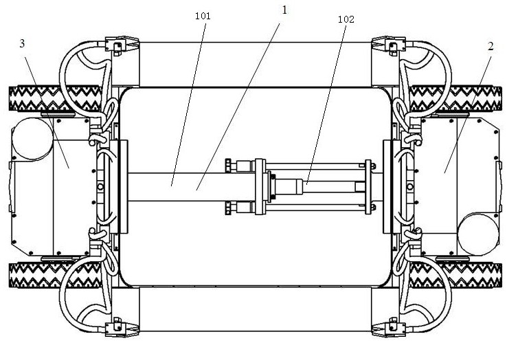 Pipeline repairing robot