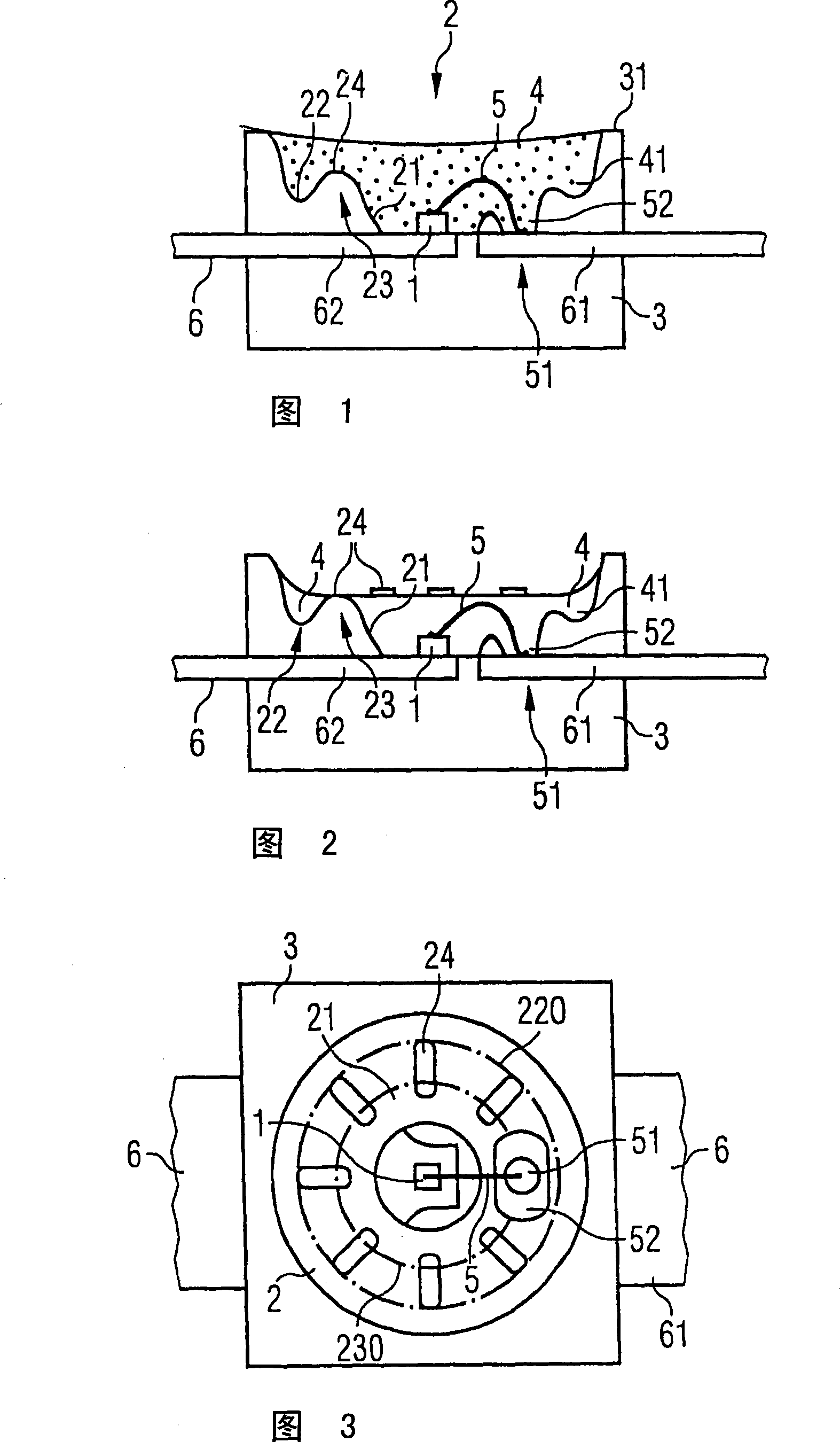 Semiconductor-component sending and/or receiving electromagnetic radiation and housing-basebody for such a component