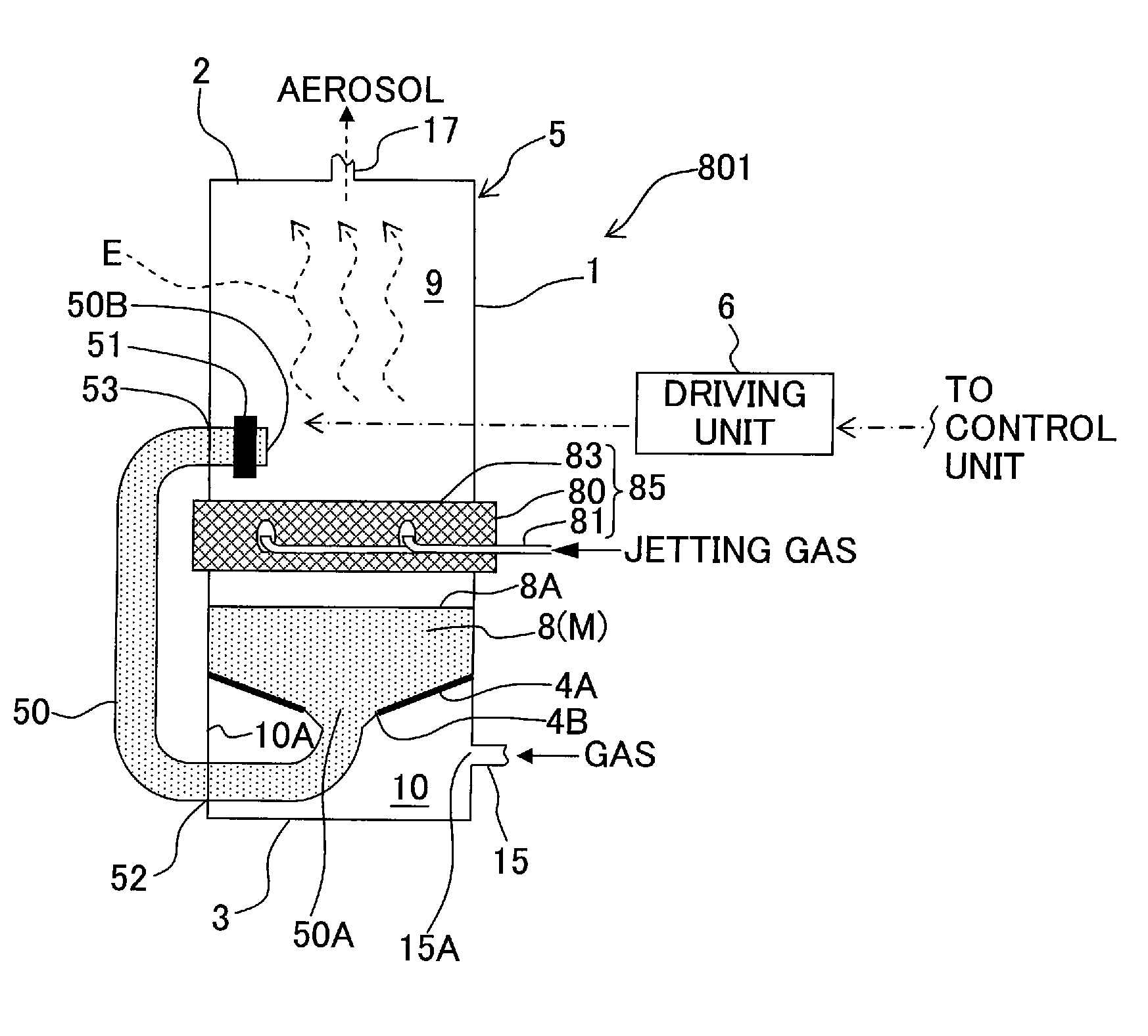 Aerosol-generating apparatus, film-forming apparatus, and aerosol-generating method