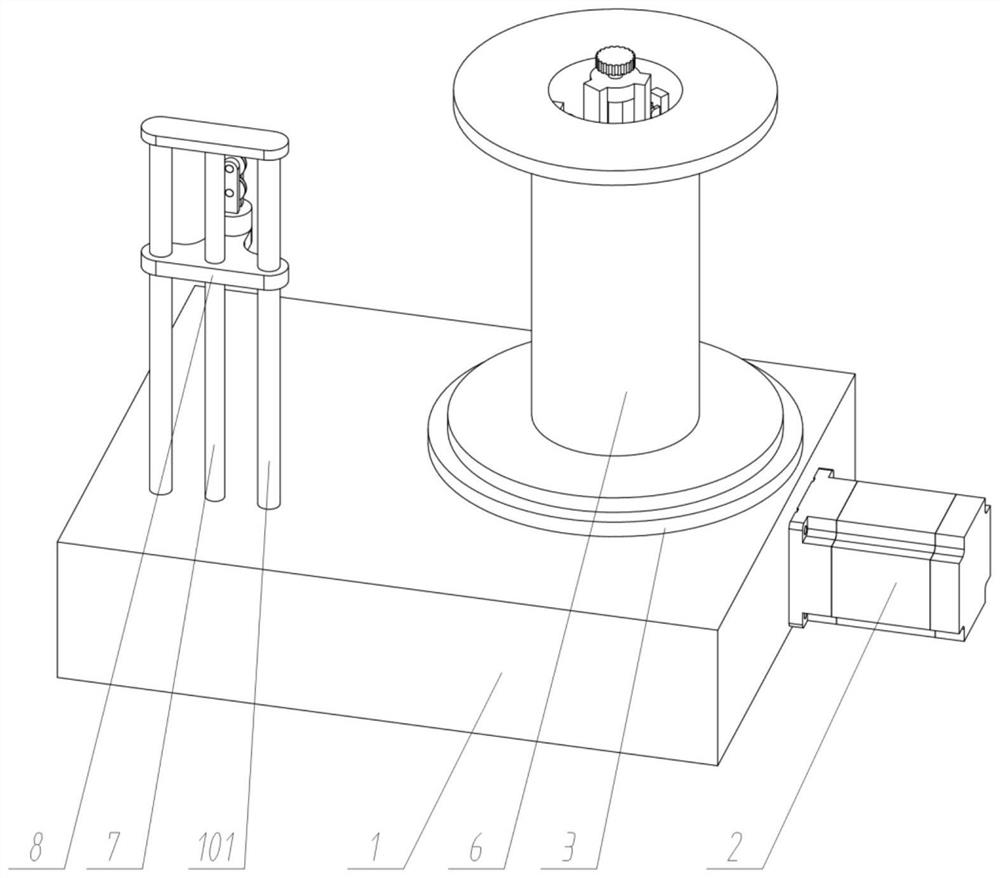 Yarn guiding and collecting device used in textile field