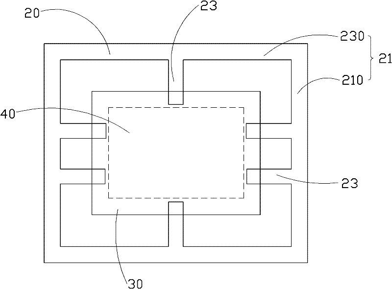 Stacked chip package structure and method