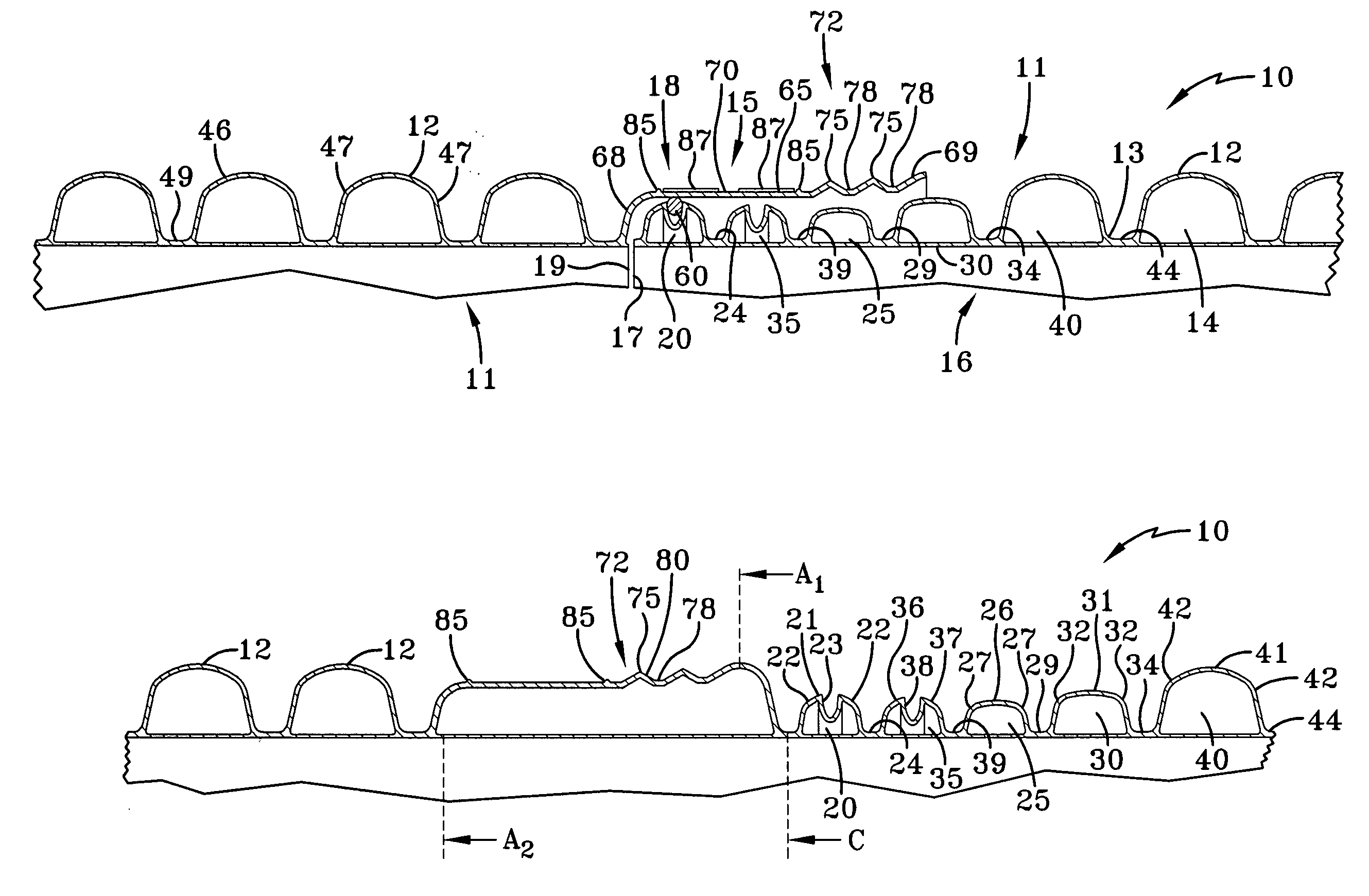 In-line coupling pipe