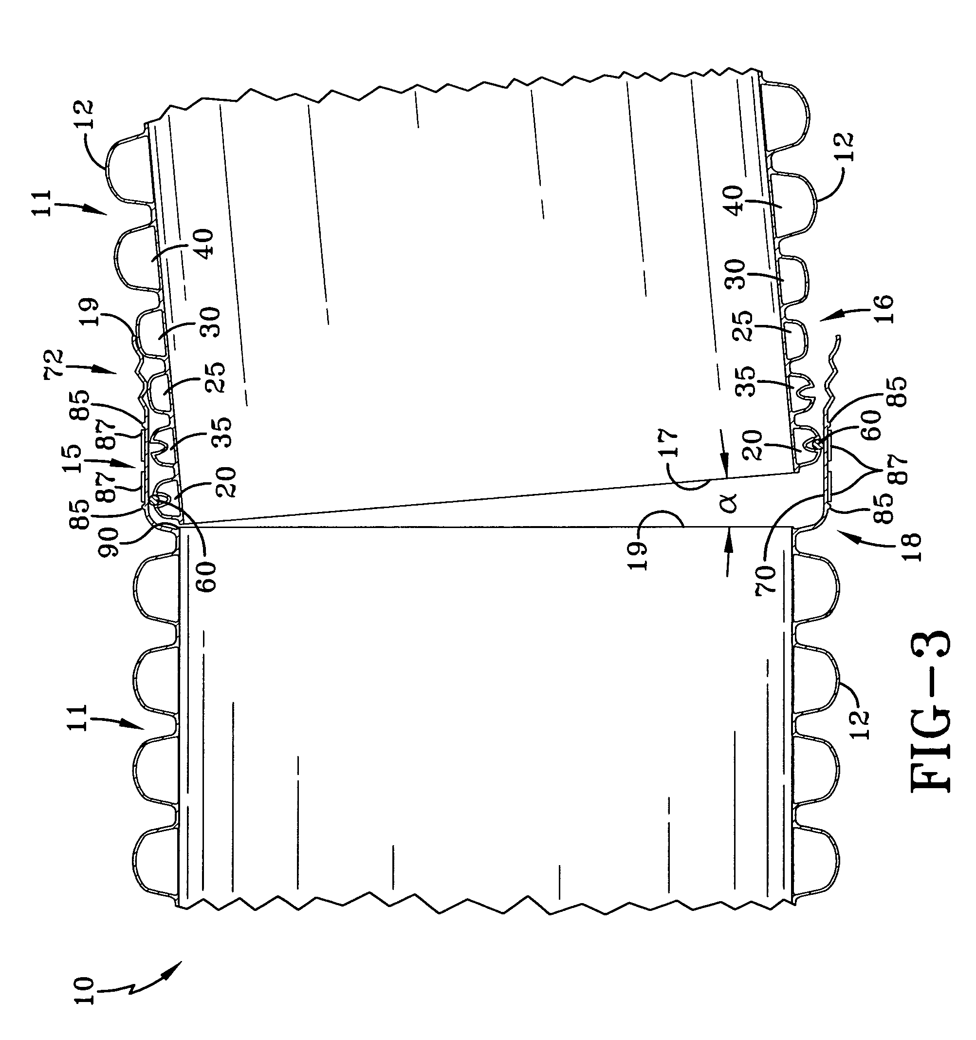 In-line coupling pipe