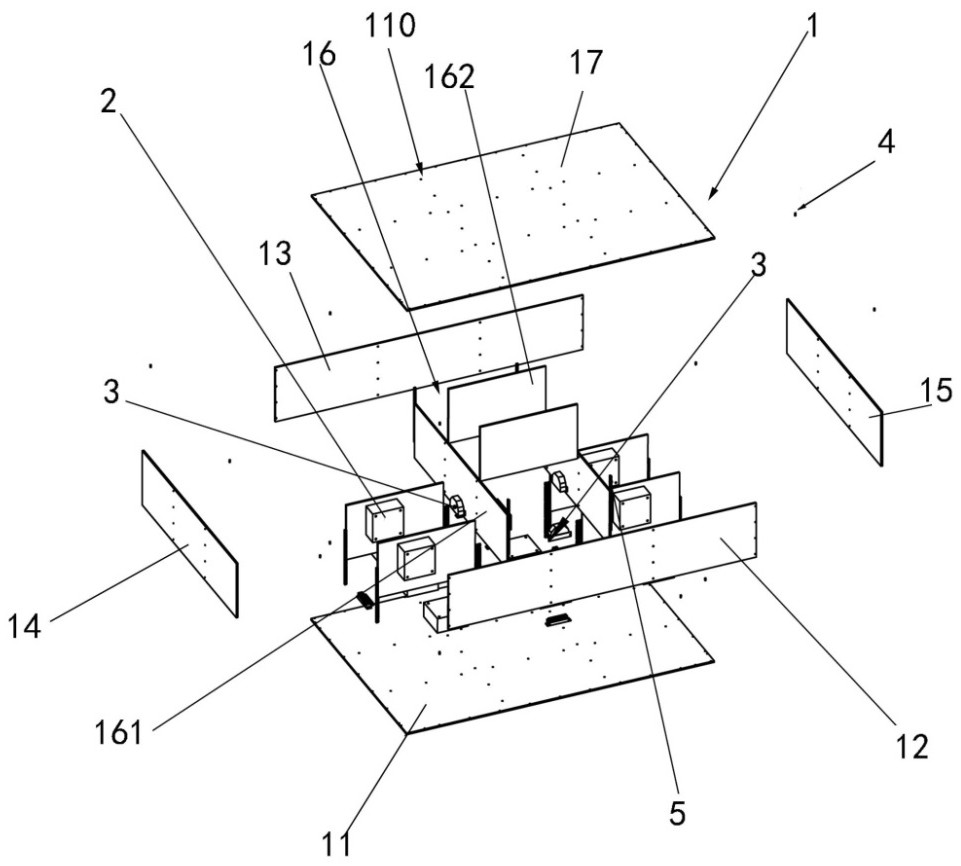 Satellite structure and satellite assembly method