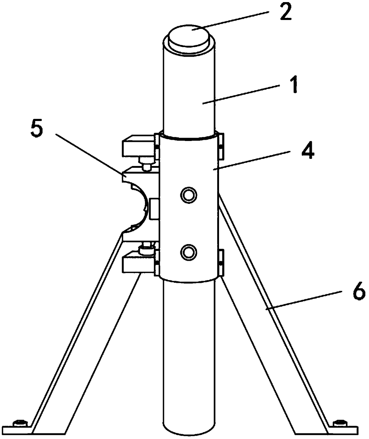 Re-jacking reinforcing structure for post-cast belt cantilever and construction method of structure