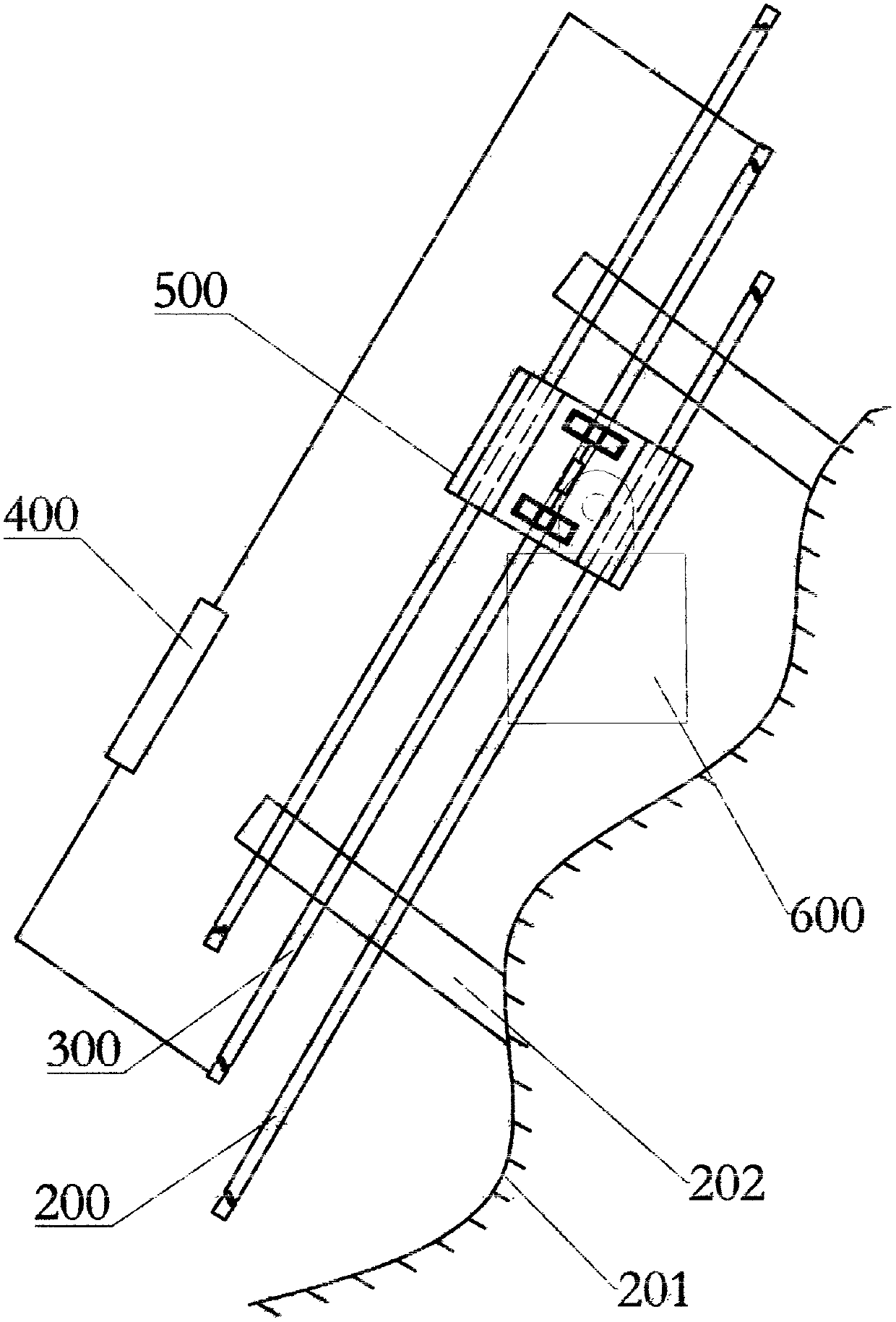 Hydraulic magnetomotive track transport system