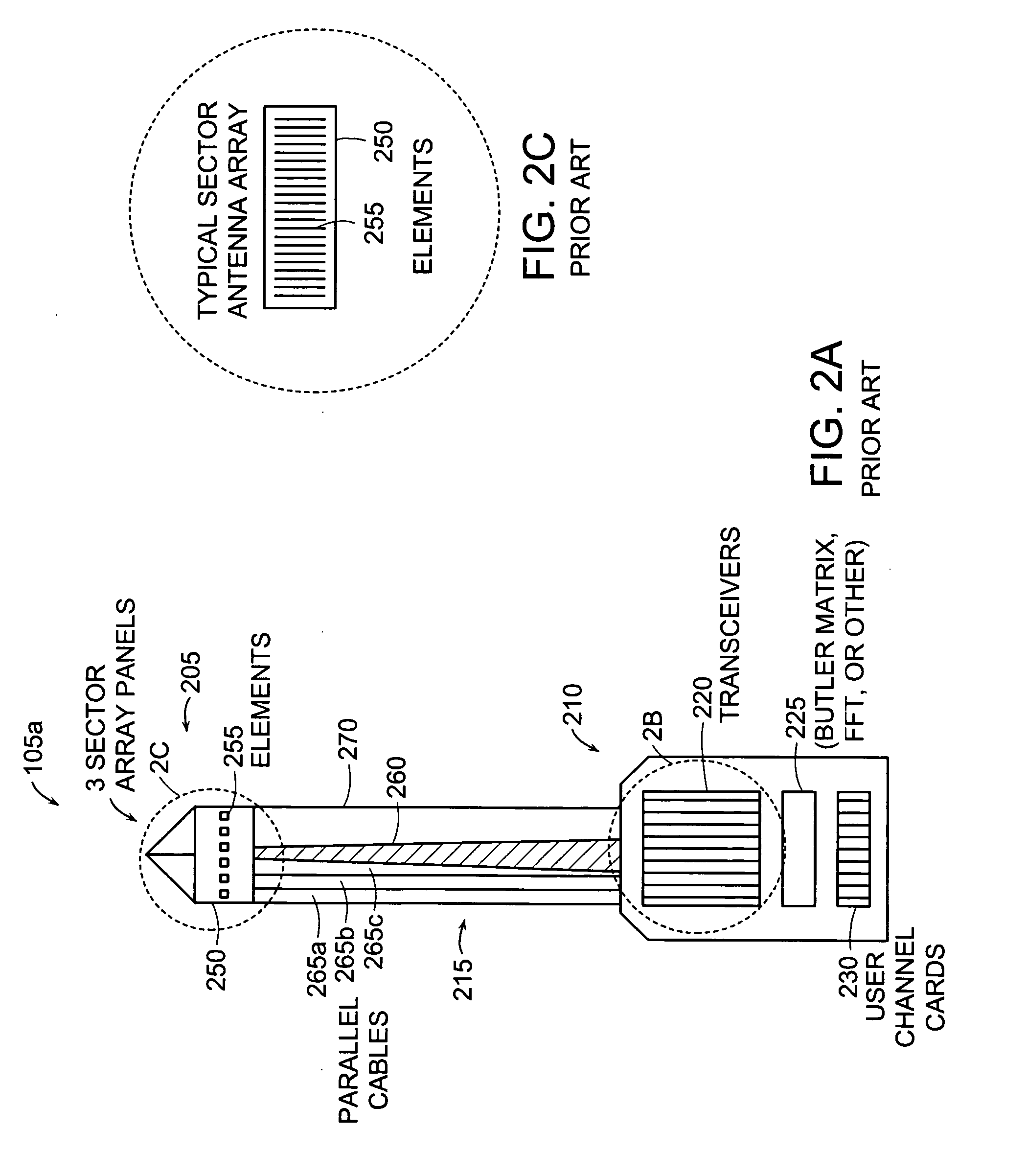 Method and system for economical beam forming in a radio communication system