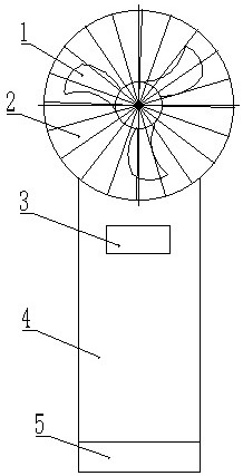 Castanea mollissima pollen collecting device and collecting method