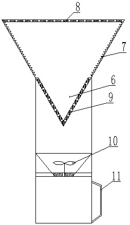 Castanea mollissima pollen collecting device and collecting method