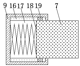 Electronic production equipment storage box with anti-collision function