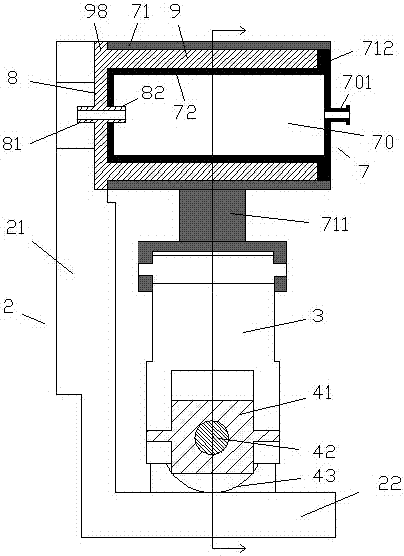 An air conditioner condensate discharge device with led indicator light