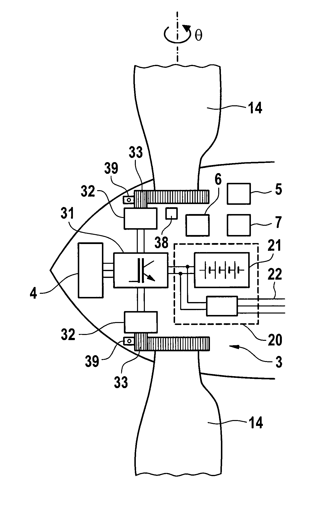 Monitoring device for pitch systems of wind energy systems