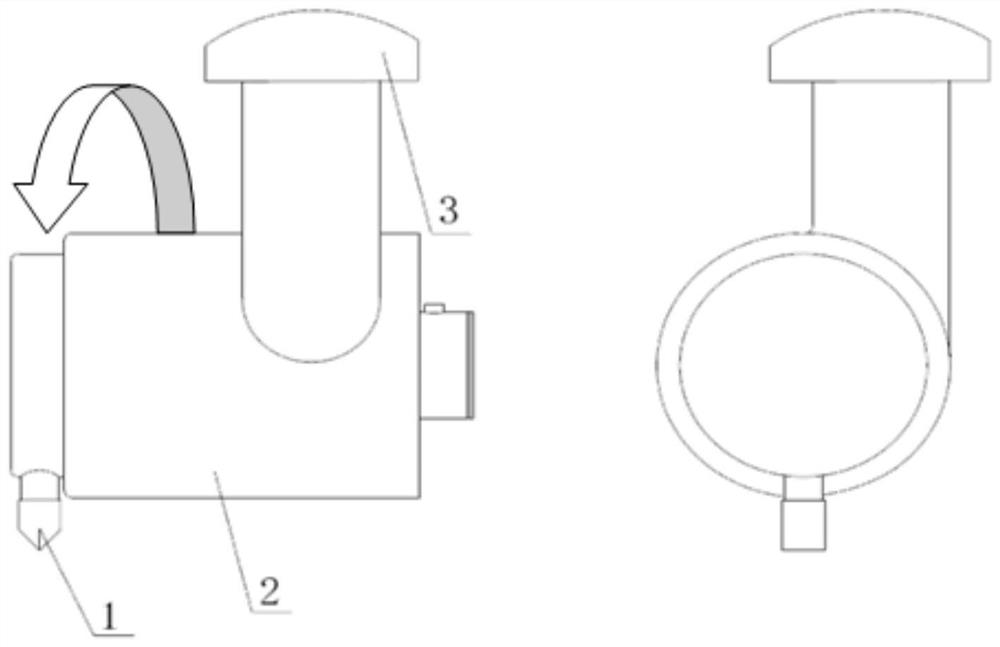 Air intake system for double tracked all-terrain armored vehicle