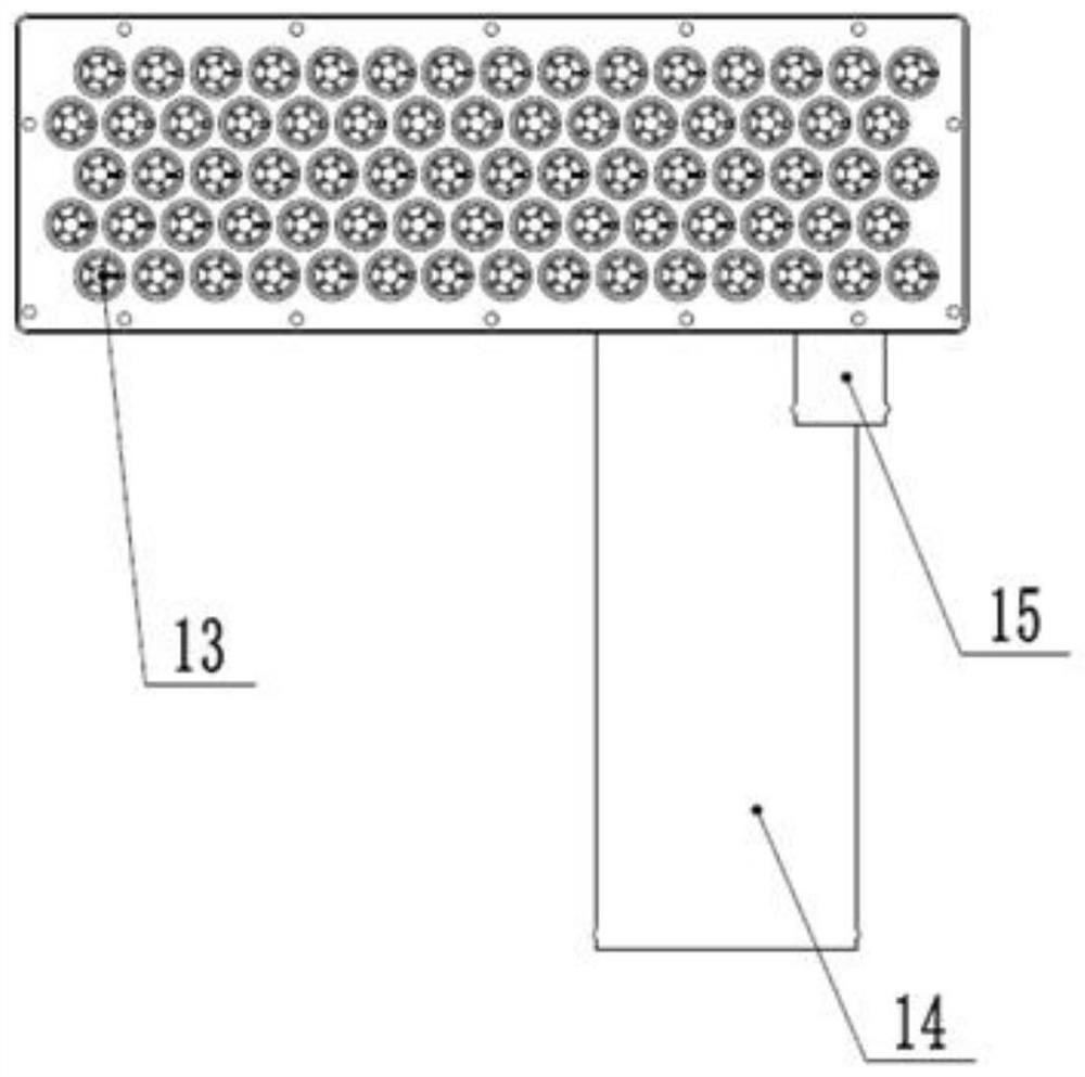 Air intake system for double tracked all-terrain armored vehicle