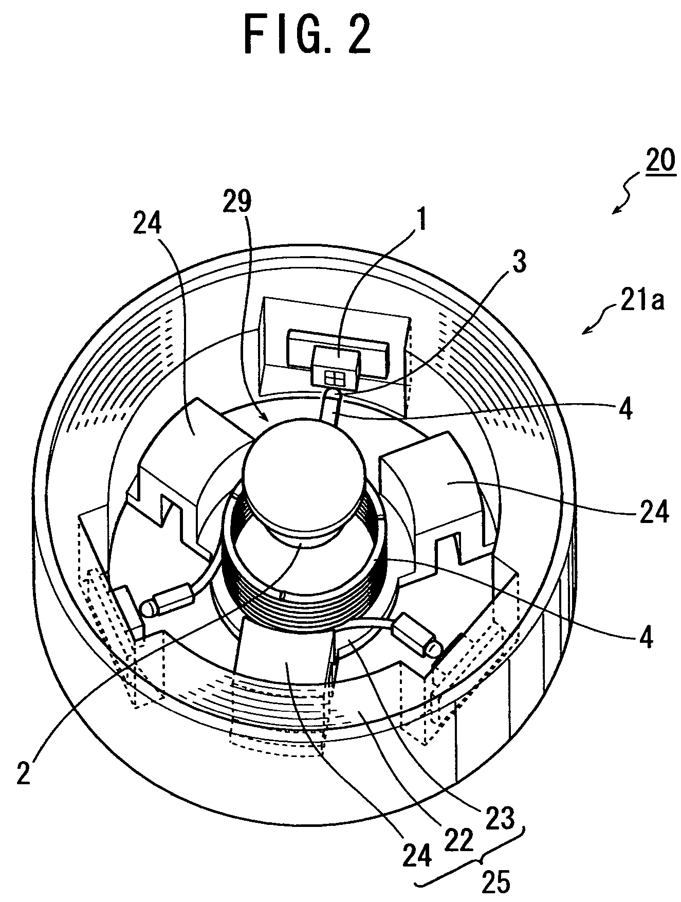 Optical displacement sensor