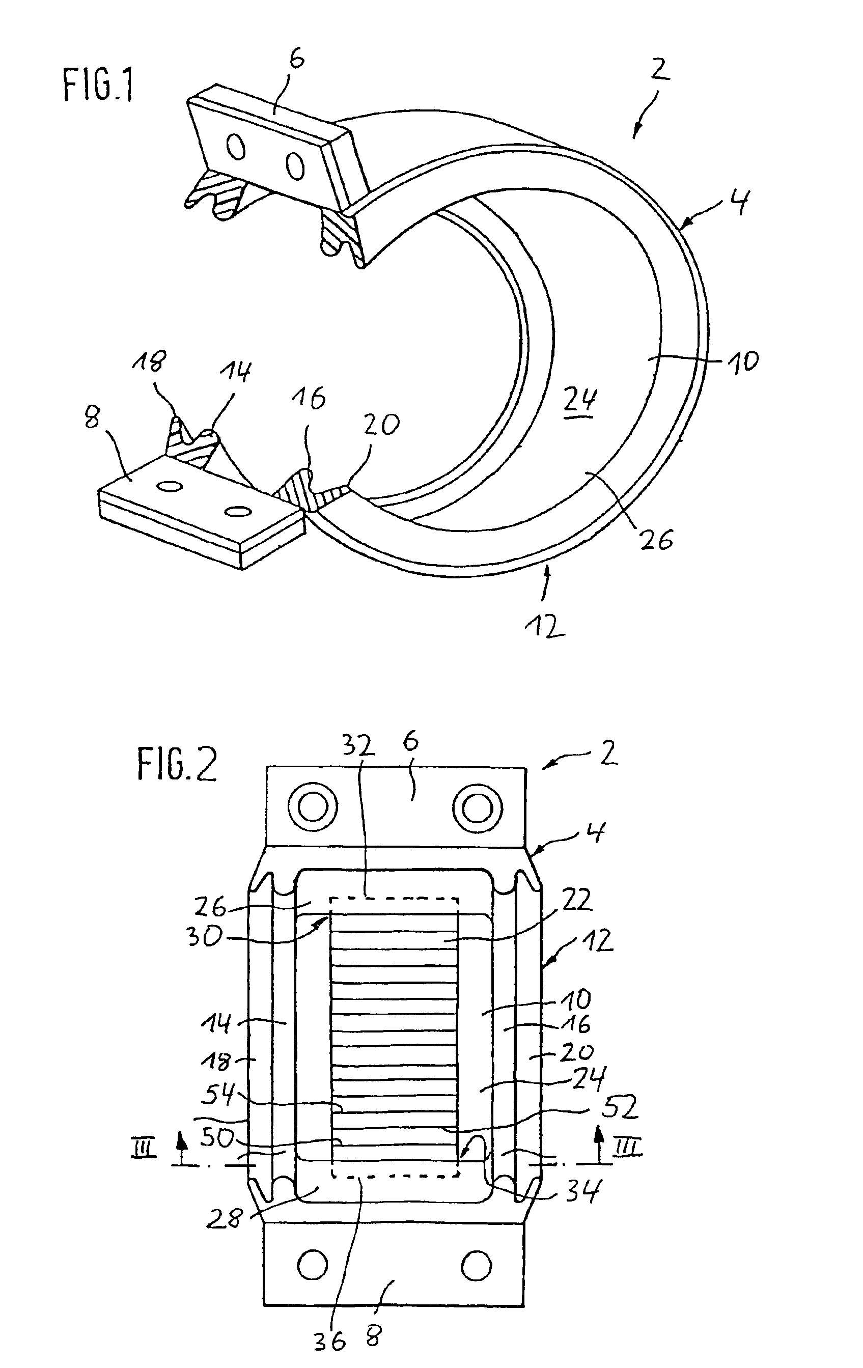 Electrically conductive pipe or cable clip