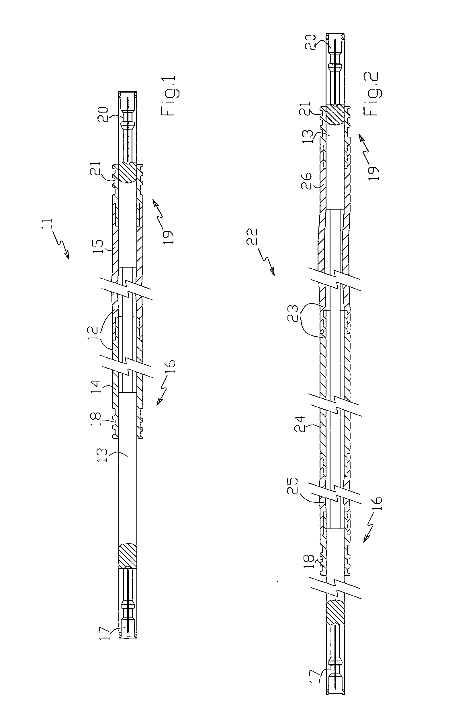 Surgical apparatus with remote drive
