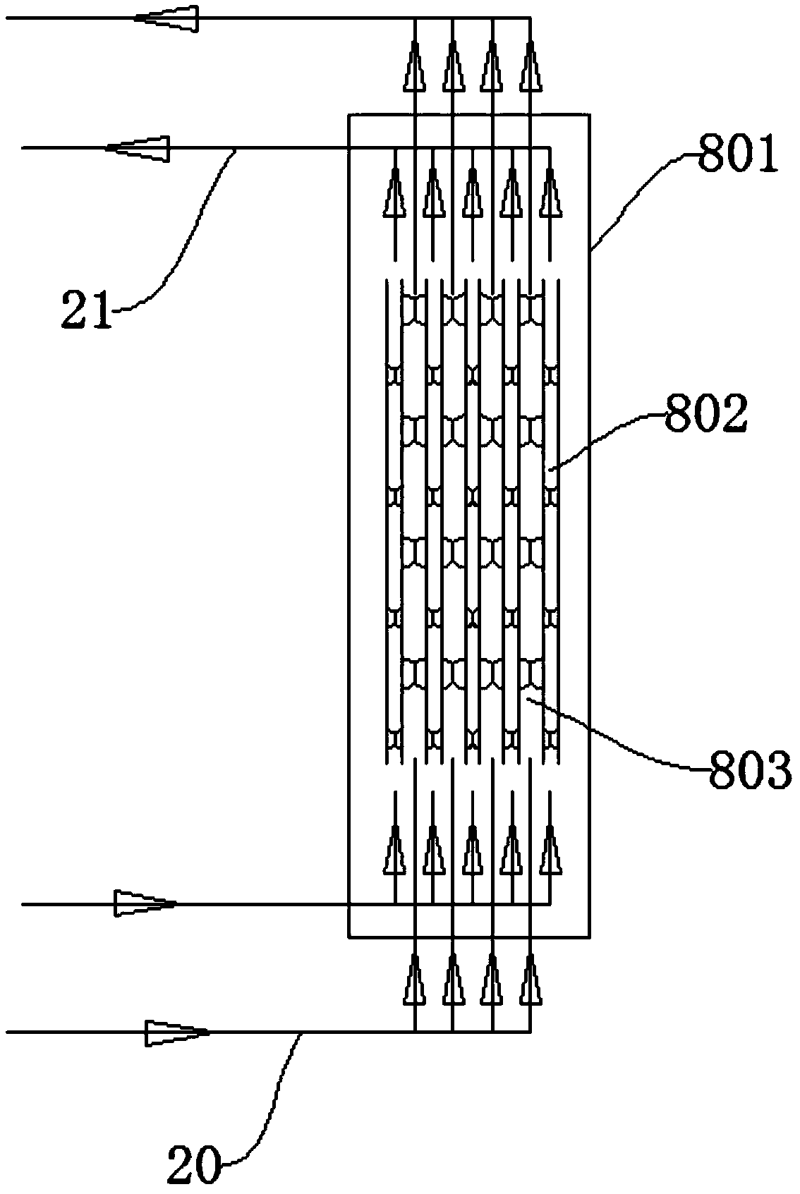 Device and method for cooling desulfurization slurry of thermal power plant