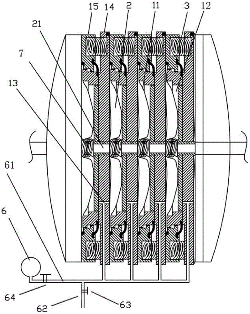 Smoothly operated compressor automatic discharging system