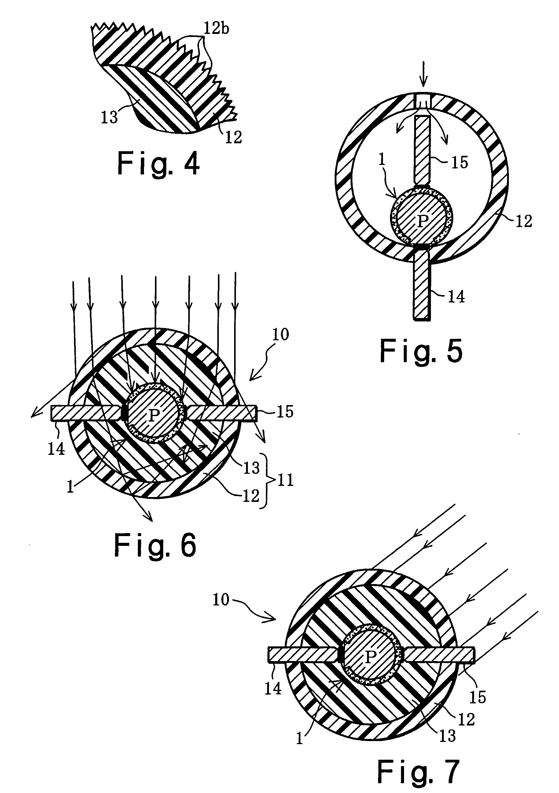 Light receiving or emitting semiconductor apparatus