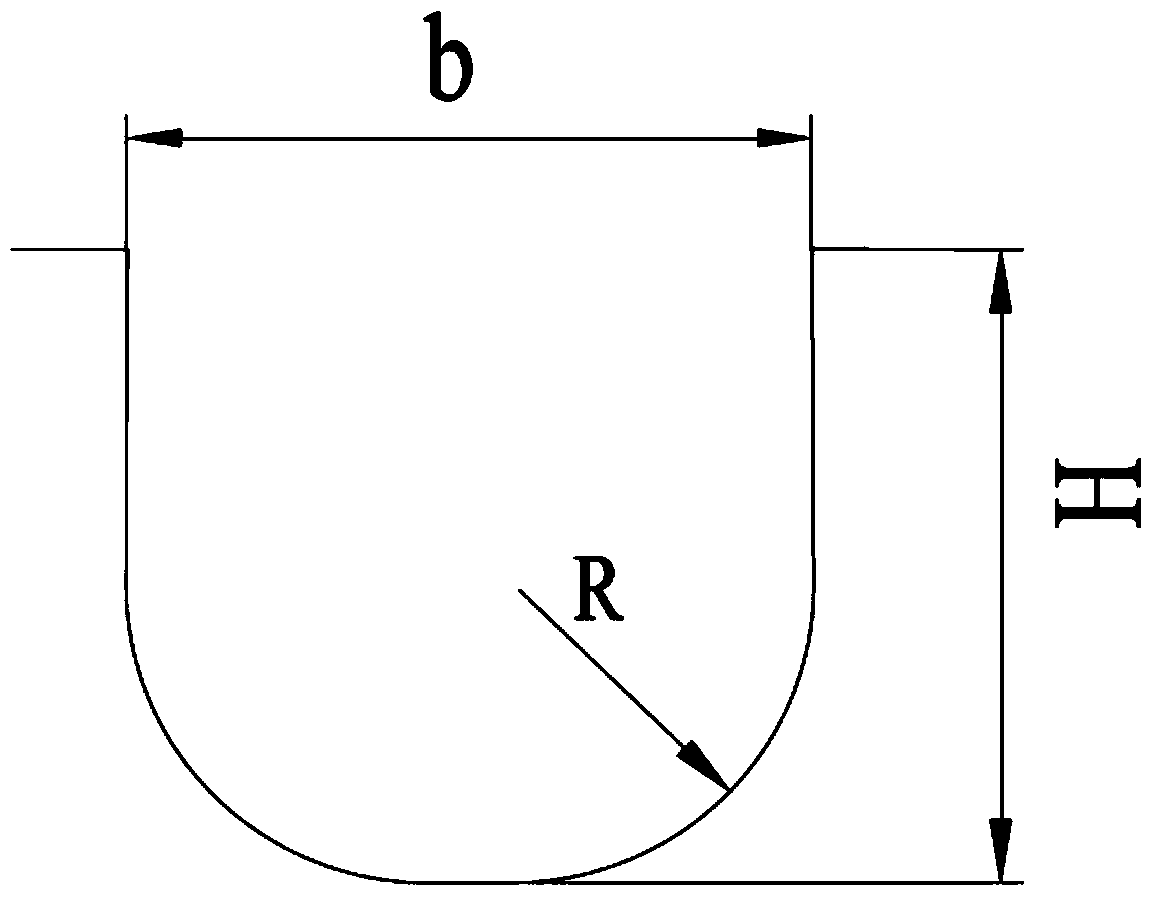 Vane type diffuser with horseshoe-shaped diffuser channels