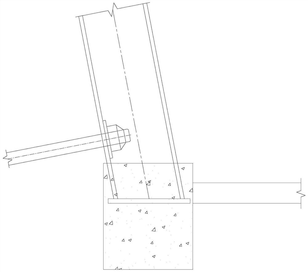 A reinforcement method for tunnel prefabricated steel arch frame