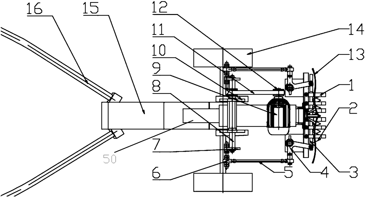 Small-scale reciprocating-type balanced inertia harvester for pasture grass and harvesting method of harvester