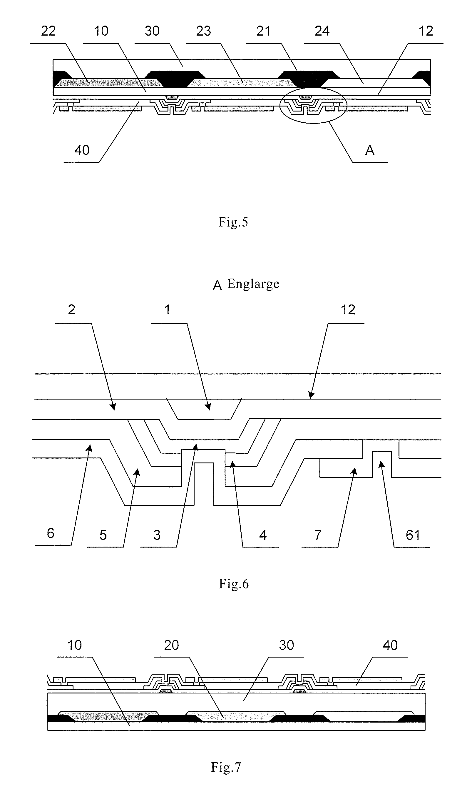 Substrate of a liquid crystal display panel, liquid crystal panel and manufacturing method thereof