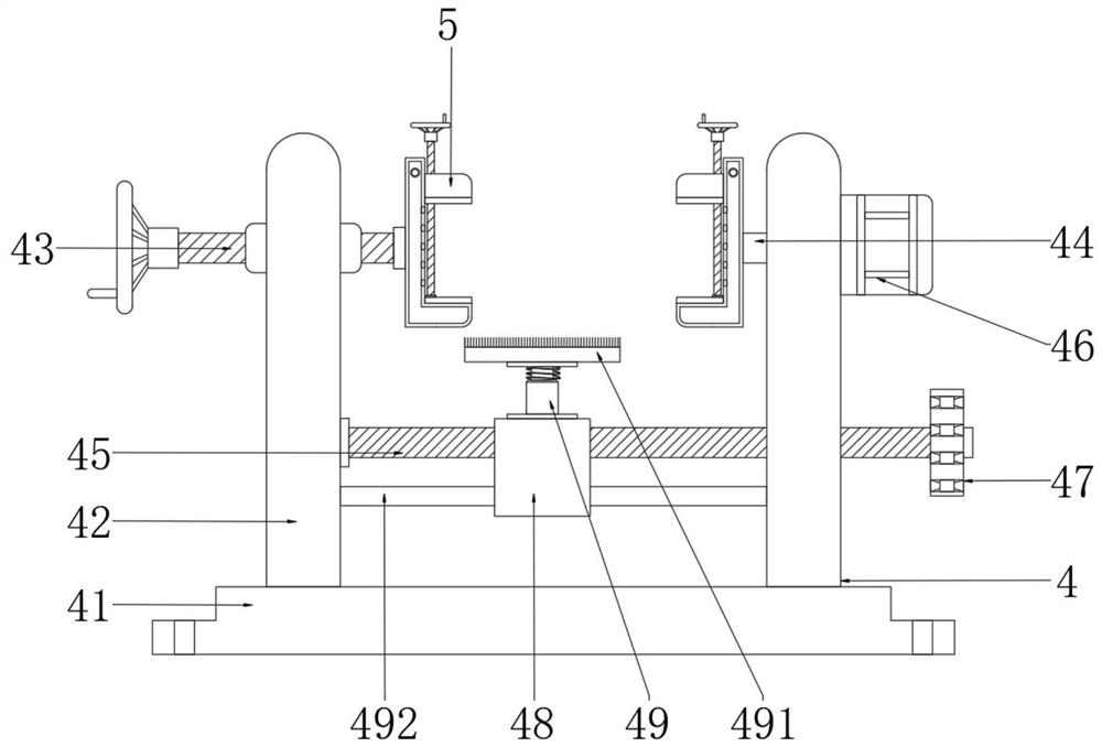 A convenient mechanical parts processing equipment and using method