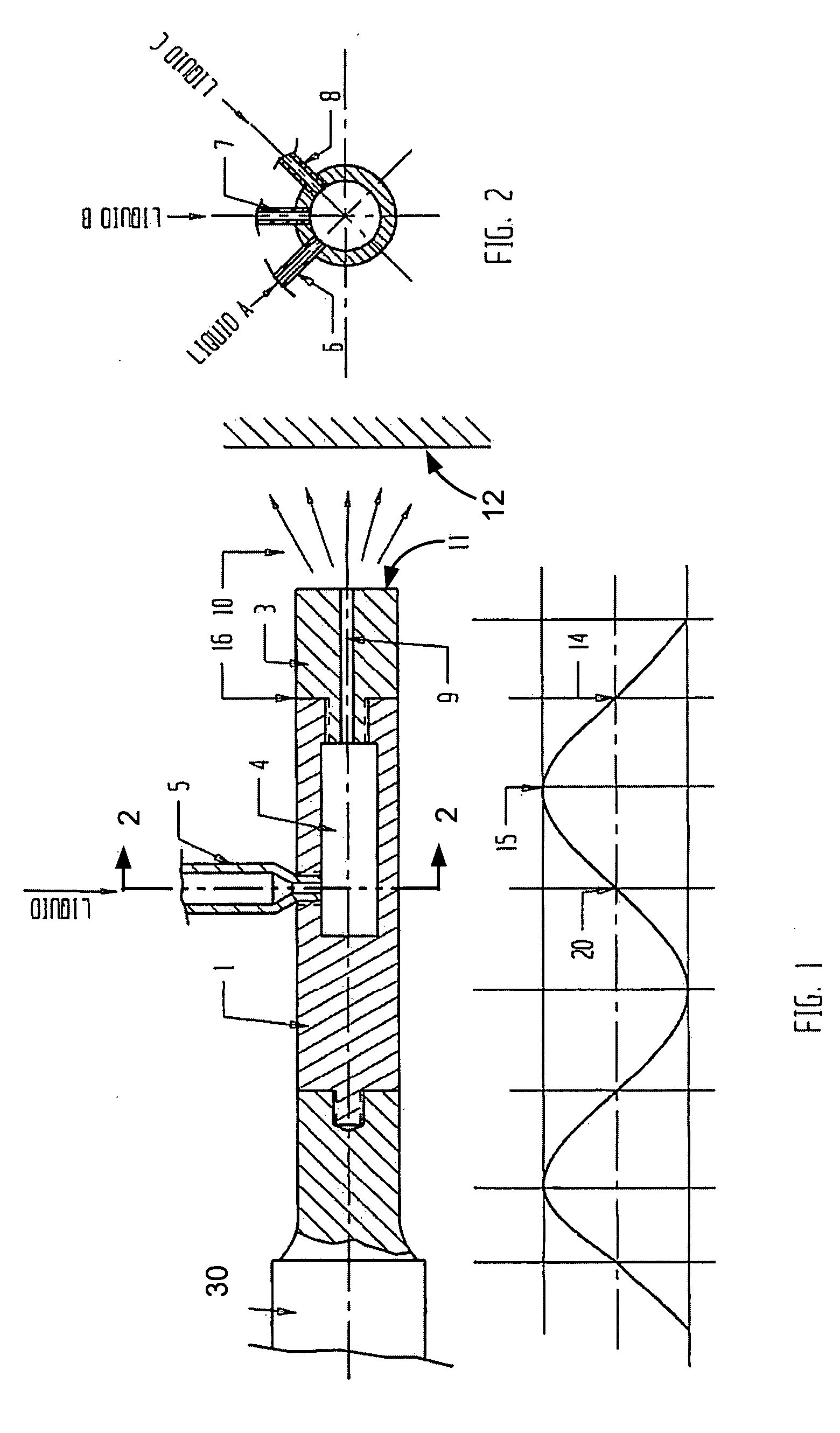 Ultrasound methods for mixing liquids and coating medical devices