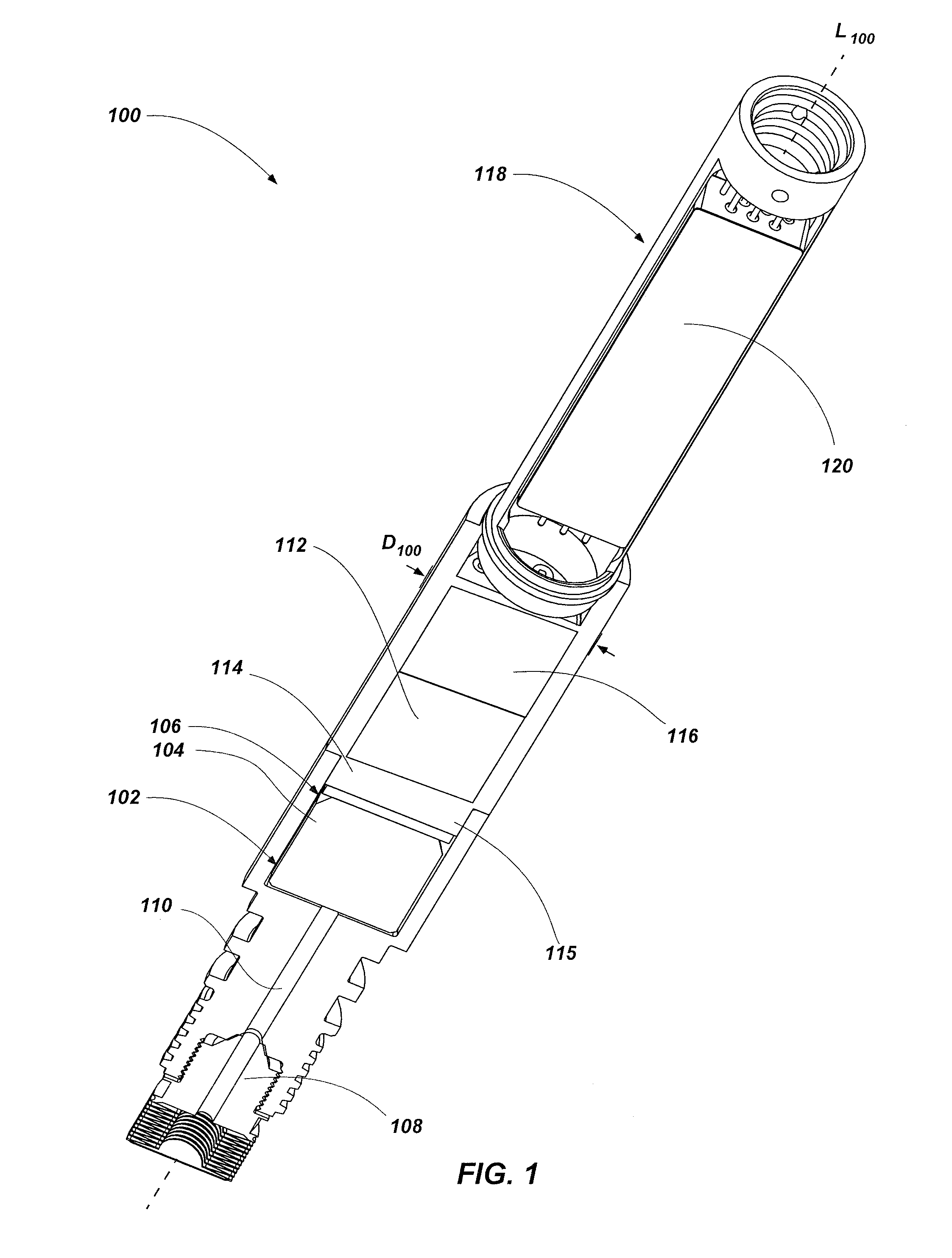 Sensors for measuring at least one of pressure and temperature, and related assemblies and methods