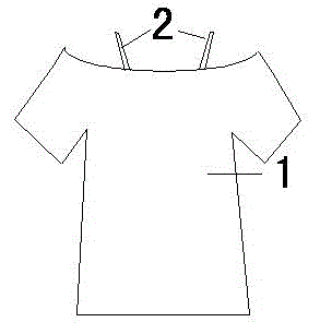 Flame-retarding short-sleeved shirt with suspenders