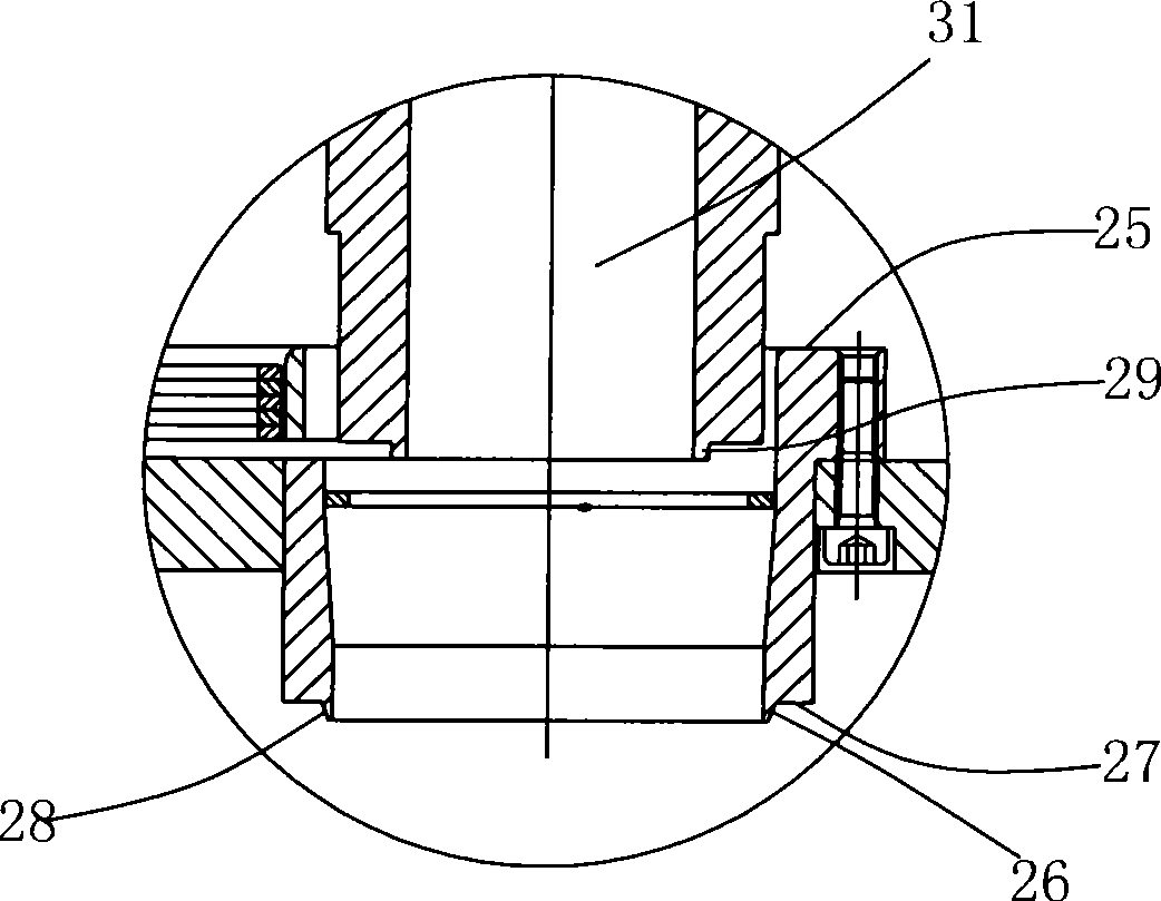 Internal circlip press-loading device