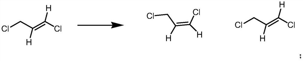 Trans-1,3-dichloropropene in situ inversion method to obtain cis-1,3-dichloropropene