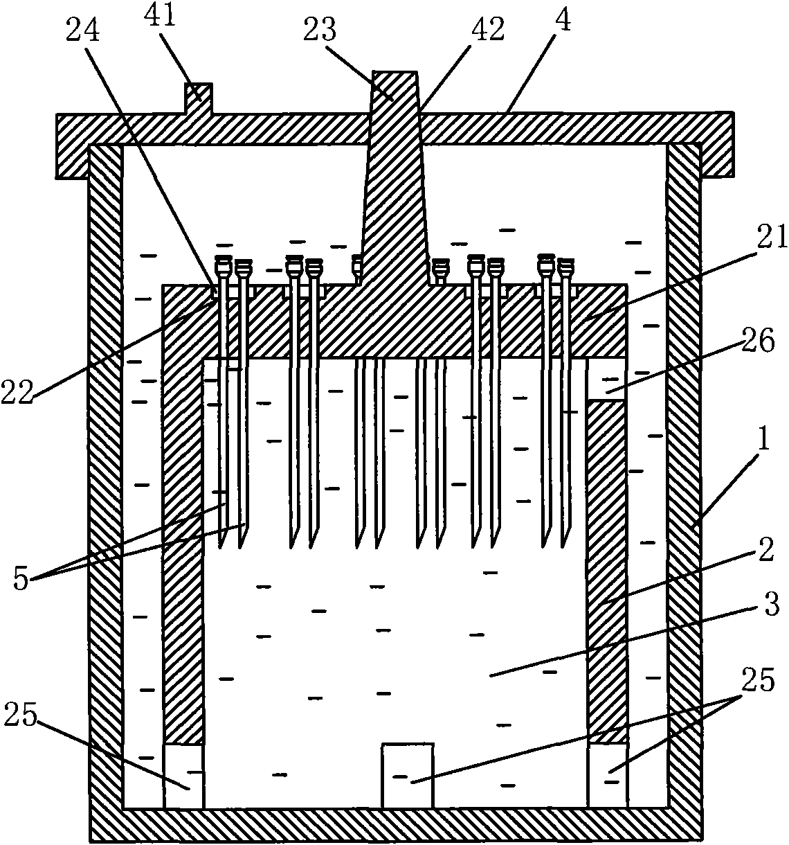 Medical lumbar puncture needle pairing placement soaking device