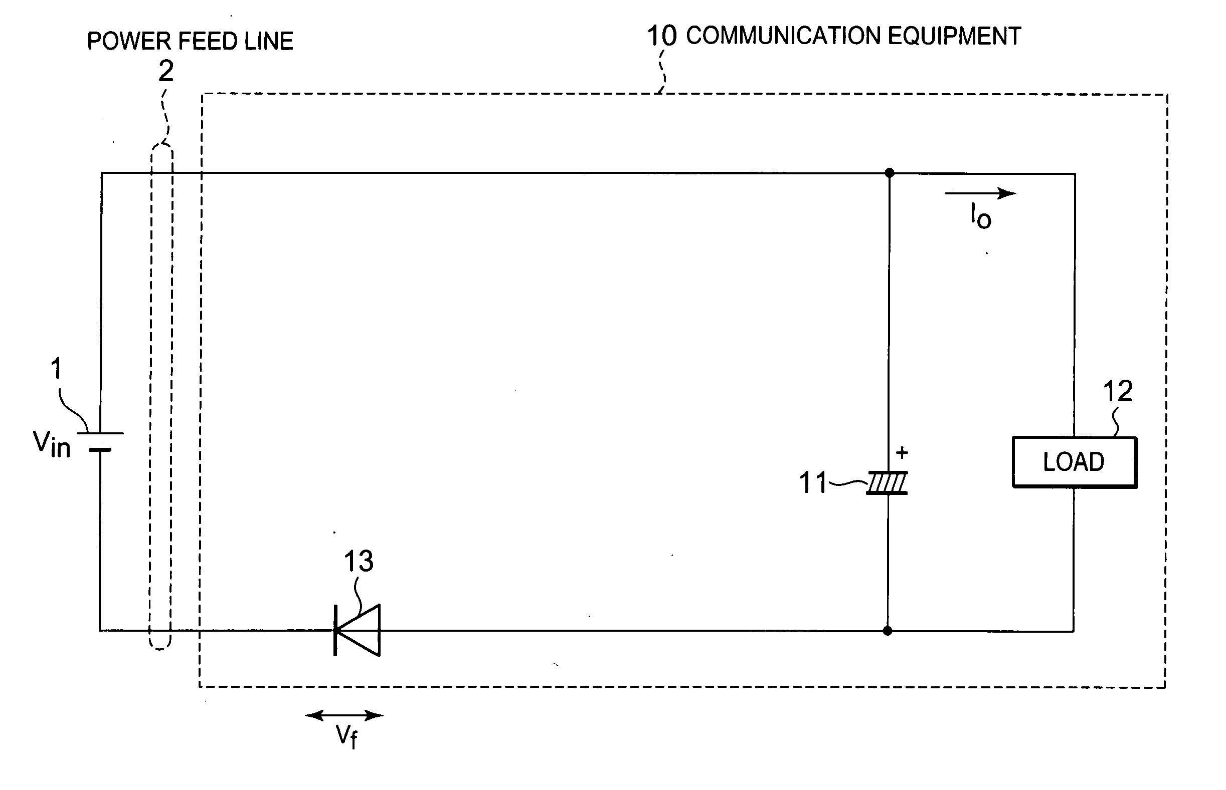 Discharge prevention circuit and electronic equipment provided with the discharge prevention circuit