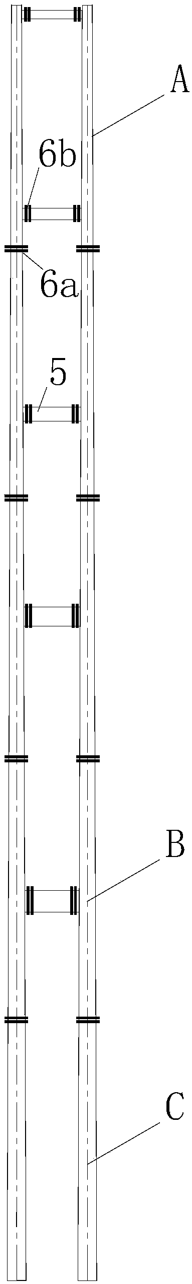 330kV double-loop four-column steel pipe pole terminal tower in high-altitude area