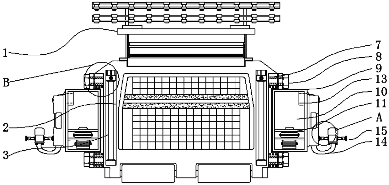 Highly numerical control knitting machine with winding package and flying fluff adsorbing performance