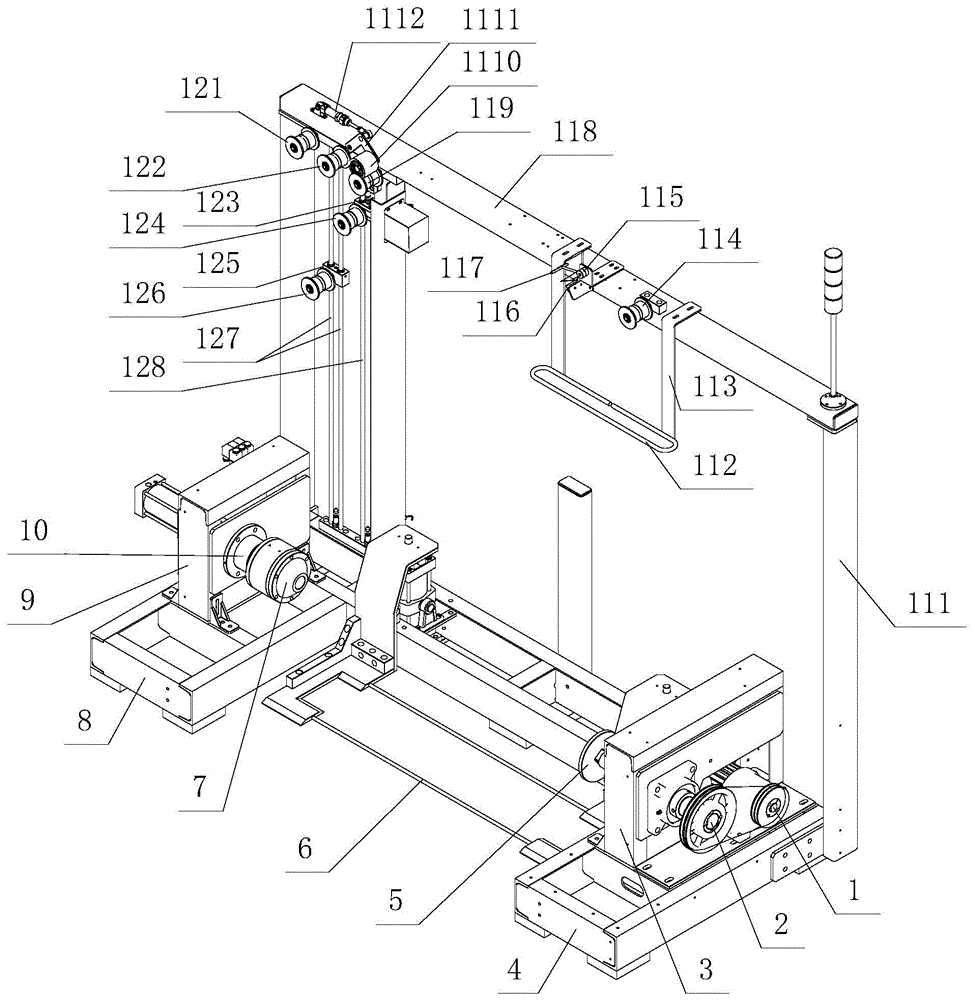 Automatic zipper belt conveying machine