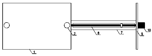 Pipe fitting inner wall cleaning device