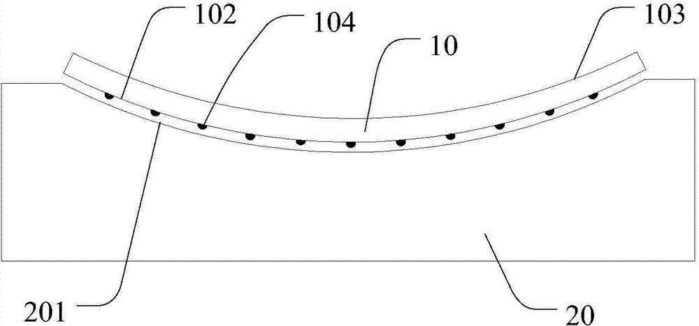 Curved light guide plate and manufacturing method thereof