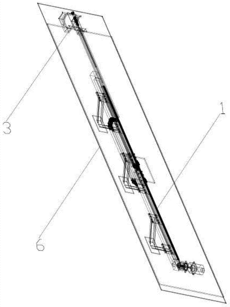 Elongated stand pipe power response measurement device through simulating seabed pipe soil and horizontal forced oscillation